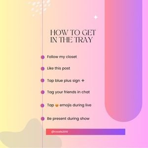 LIVE SHOW ALERT!! HEART THIS LISTING FOR NOTIFICATION OF MY NEXT LIVE SHOW 😊💖